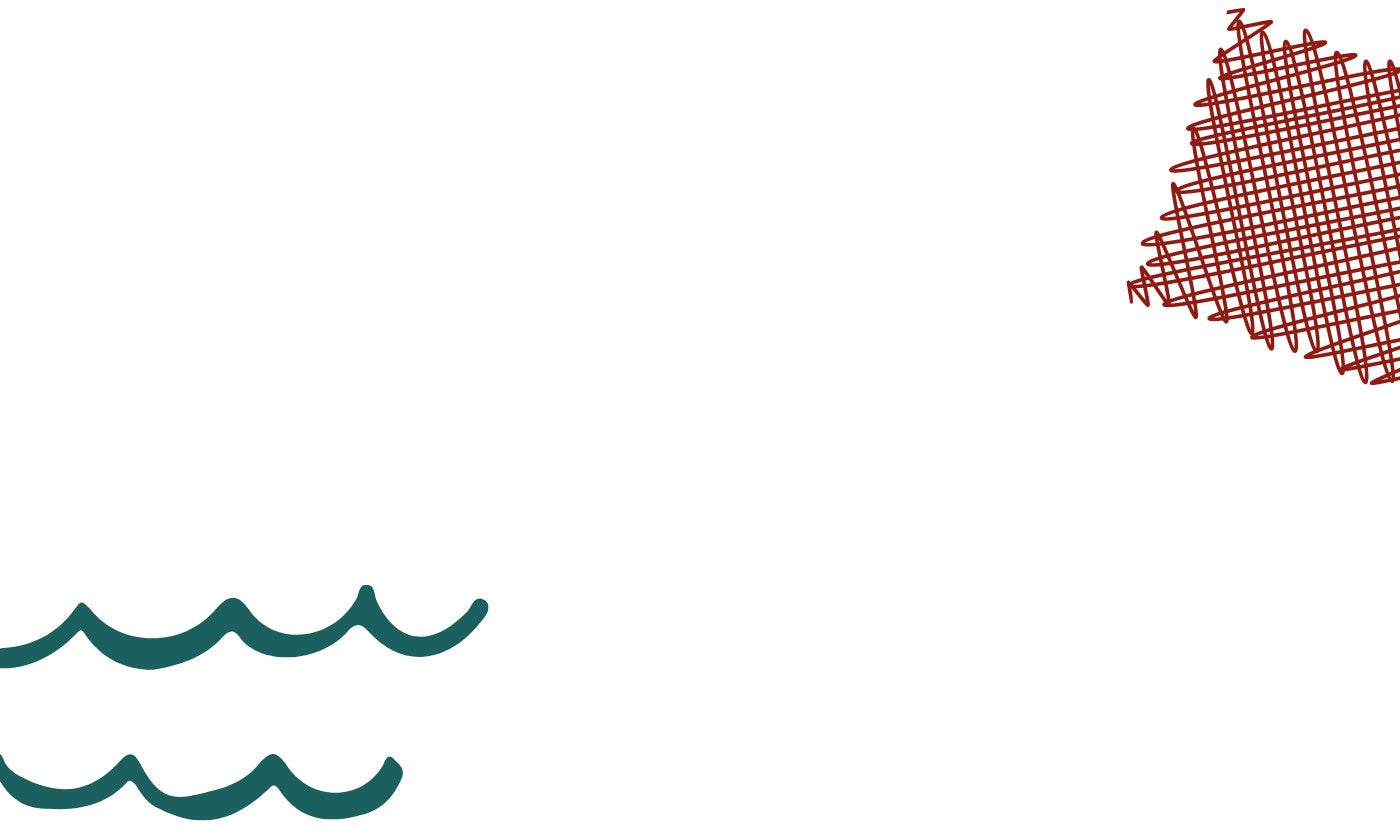 Little waves in left corner. Fischnetz with Benefits dish sponger alternative in right corner.